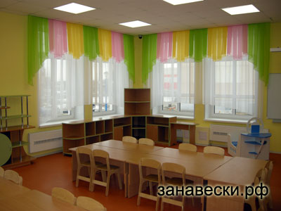 Шторы из вуали для детского сада фото Шторы из вуали для детского сада фото